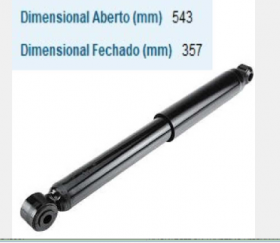 AMORTECEDOR MONROE 27328 NISSAN FRONTIER 2008/ PICKUP SUSPENSAO TRASEIRO 4X4 ESQ/DIR